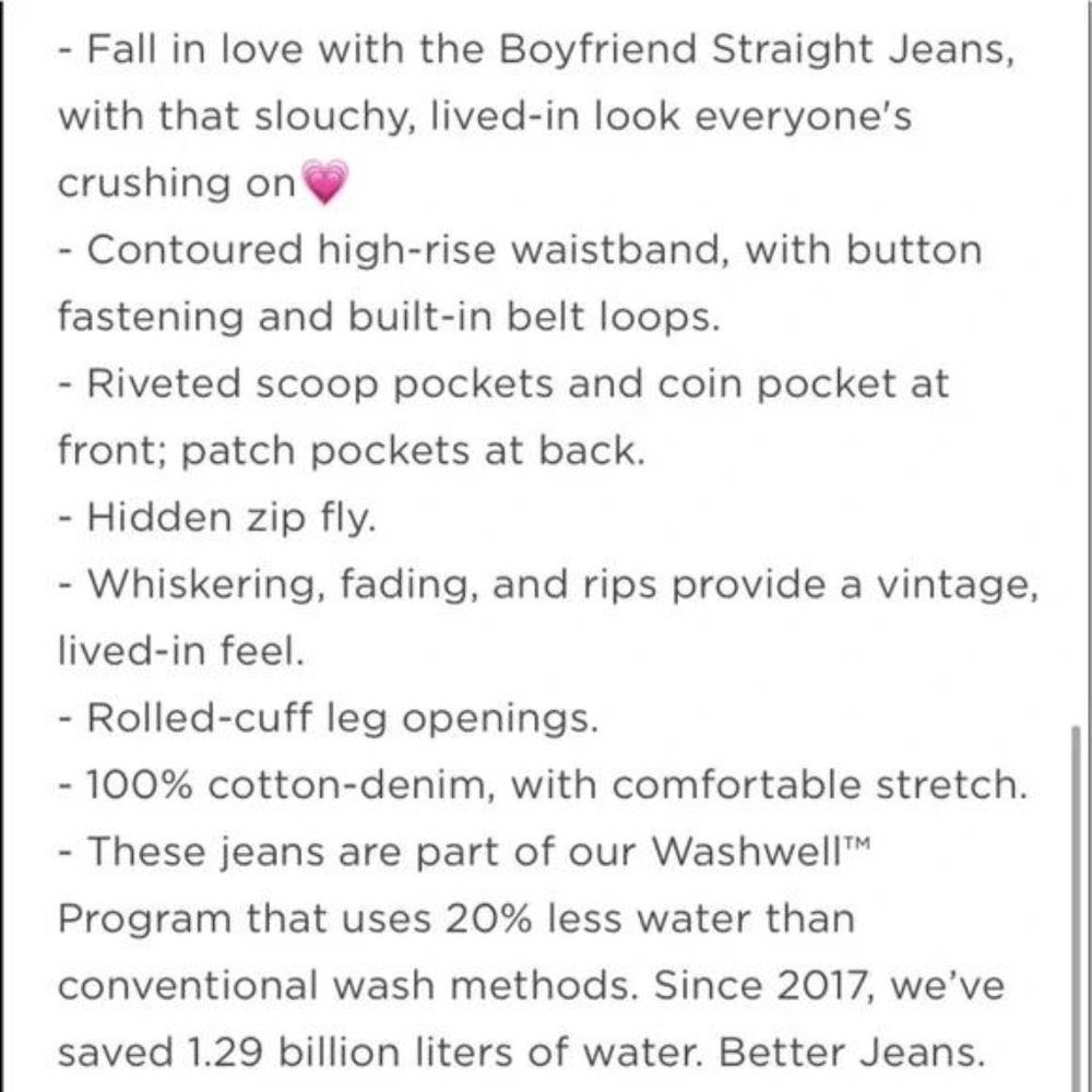 Old Navy Mid-Rise Boyfriend Straight Ripped Jeans for Women - Picture 8 of 8